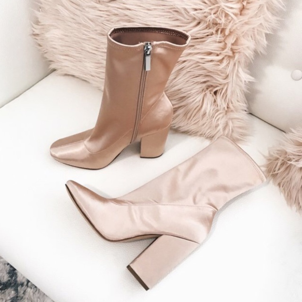 FLASH SALE: Kendall + Kylie Hilary Satin Boots